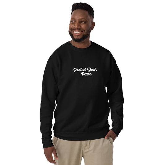 INFINITE - Black Protect "Peace" Premium Crewneck